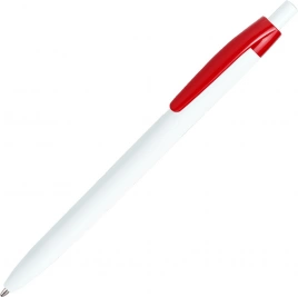 Шариковая ручка Vivapens Darom, белая с красным