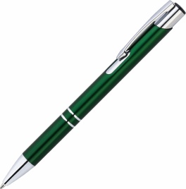 Ручка металлическая шариковая Vivapens KOSKO PREMIUM, зелёная
