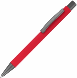Ручка металлическая шариковая Vivapens MAX SOFT, красная
