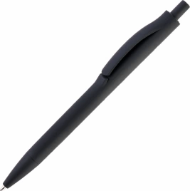 Ручка пластиковая шариковая Solke IGLA SOFT, чёрная