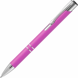 Ручка металлическая шариковая Vivapens KOSKO SOFT, розовая