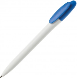 Шариковая ручка MAXEMA BAY, белая с лазурным