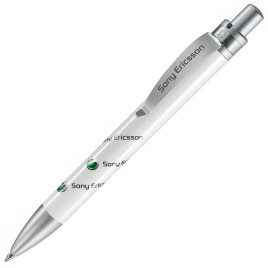 Шариковая ручка Lecce Pen FUTURA, белая с серебристым
