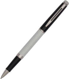 Роллер  ручка Waterman Hemisphere Colour Blocking (2202845) чёрный/белый F; чёрные чернила, подарочная коробка