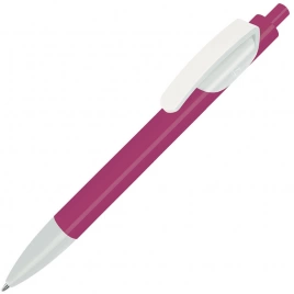 Шариковая ручка Lecce Pen TRIS, розовая с белым