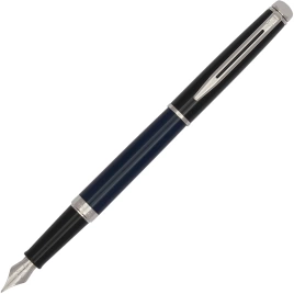 Перьевая ручка Waterman Hemisphere Colour Blocking (2202847) Blue/Black CT; F сталь нержавеющая; подарочная коробка