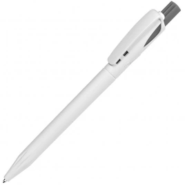 Шариковая ручка Lecce Pen Twin White, бело-серая