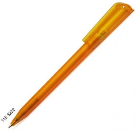 Ручка пластиковая шариковая Grant Prima Transparent, оранжевая