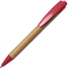 Ручка бамбуковая шариковая Neopen N17, красная