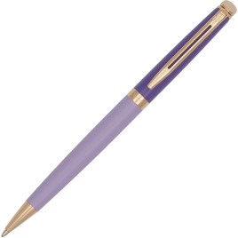 Шариковая ручка Waterman Hemisphere Colour Blocking (2179923) Purple GT; M синие чернила; подарочная коробка