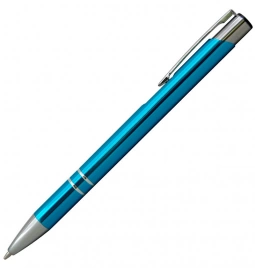 Ручка металлическая шариковая Z-PEN, COSMO, голубая