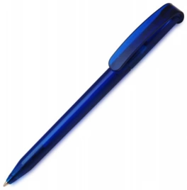Ручка пластиковая шариковая Grant Automat Transparent, прозрачно синяя