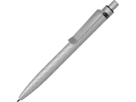 Ручка пластиковая с минералами шариковая Prodir QS01 PQSS Stone, серебристая
