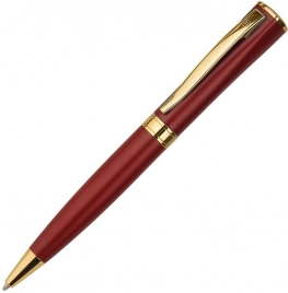 Ручка металлическая шариковая B1 Wizard Gold, тёмно-красная с золотистым