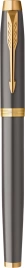 Роллер ручка Parker IM Premium Grey Core GT (2213778) F; черн. черн.; подар.кор.