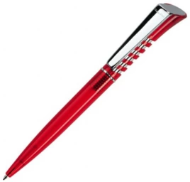 Шариковая ручка Dreampen Infinity Transparent Metal Clip, красная