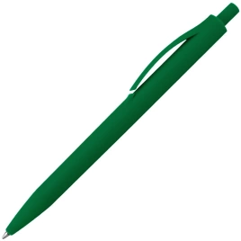 Ручка пластиковая шариковая IGLA SOFT, тёмно-зелёная