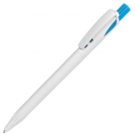 Шариковая ручка Lecce Pen TWIN WHITE, бело-голубая