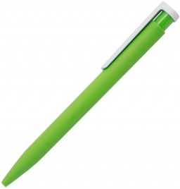 Ручка пластиковая шариковая Stanley Soft, cалатовая с белым