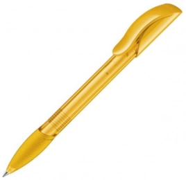 Шариковая ручка Senator Hattrix Soft Clear, жёлтая