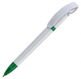 Шариковая ручка Dreampen Cobra Classic, белая с зелёным