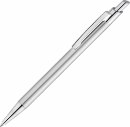 Ручка металлическая шариковая Vivapens Tikko New, серебристая