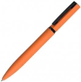 Ручка металлическая шариковая B1 Mirror Black, оранжевая