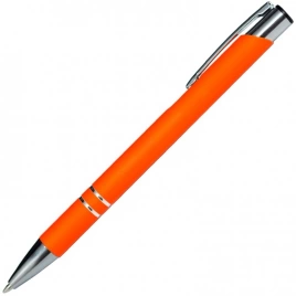 Ручка металлическая шариковая Z-PEN, COSMO Soft Touch, оранжевая