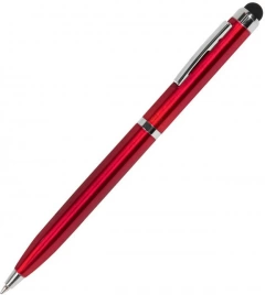 Ручка металлическая шариковая B1 Clicker Touch, красная
