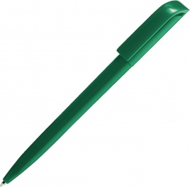 Ручка пластиковая шариковая SOLKE Global, зелёная