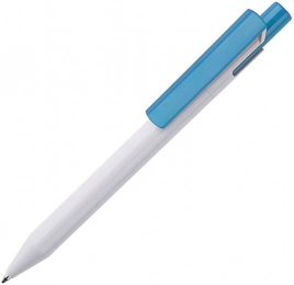 Шариковая ручка Lecce Pen ZEN, белая с голубым