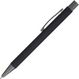 Ручка металлическая шариковая Vivapens MAX SOFT TITAN, чёрная