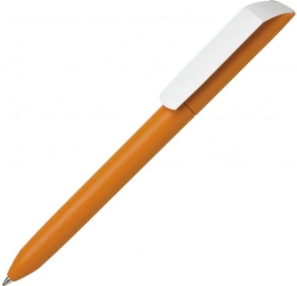 Шариковая ручка MAXEMA FLOW PURE, оранжевая с белым