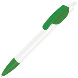 Шариковая ручка Lecce Pen TRIS, белая с зелёным
