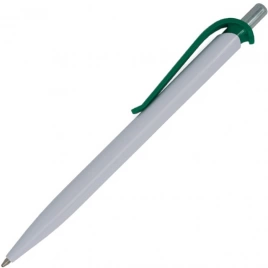 Ручка пластиковая шариковая Z-PEN Efes, белая с зелёным
