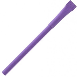 Ручка картонная шариковая Vivapens KRAFT, фиолетовая