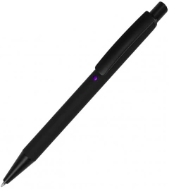 Ручка металлическая шариковая B1 Enigma, чёрная с фиолетовым