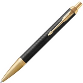 Ручка шариковая Parker IM Premium K323 (1931667) Black GT M синие чернила
