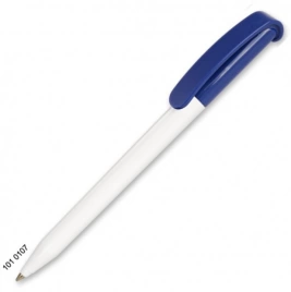 Ручка пластиковая шариковая Grant Automat Classic Mix, белая с тёмно-синим