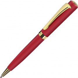 Ручка металлическая шариковая B1 Viscount, красная с золотистым