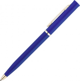 Ручка пластиковая шариковая Vivapens EUROPA GOLD, синяя