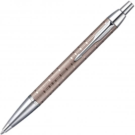 Ручка шариковая Parker, IM Premium Vacumatic K224 Brown Mblue, коричневая