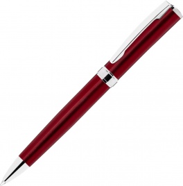 Ручка металлическая шариковая Vivapens Cosmo Mirror, красная матовая с серебристым