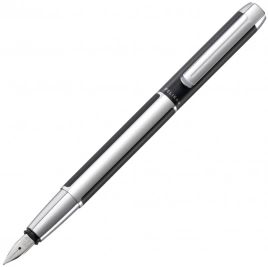 Ручка перьевая Pelikan Elegance Pura P40 (PL904896) Black Silver EF перо сталь нержавеющая подар.кор.