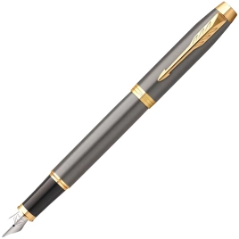 Перьевая ручка Parker IM Premium Grey Core GT (2213776); сталь нержавеющая M; подар.кор.