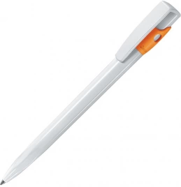 Шариковая ручка Lecce Pen Kiki, бело-оранжевая