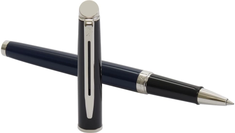 Роллер  ручка Waterman Hemisphere Colour Blocking (2202849) черный/синий; чёрные чернила, подарочная коробка фото 4