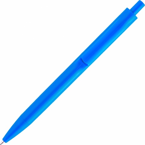 Ручка пластиковая шариковая Vivapens IGLA COLOR, голубая фото 3