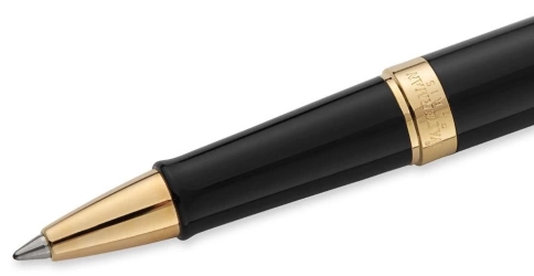 Роллер ручка Waterman Hemisphere (S0920750) Matte Black GT; F черные чернила; подарочная коробка фото 2