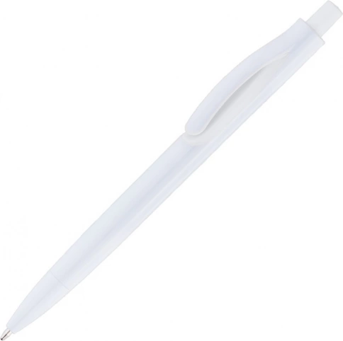 Ручка пластиковая шариковая Solke Focus, белая фото 1